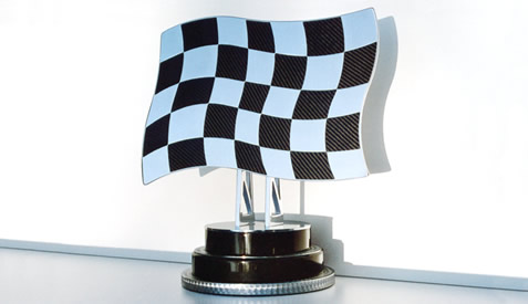 Trophée de Formule 1 Drapeau DE CLERCQ